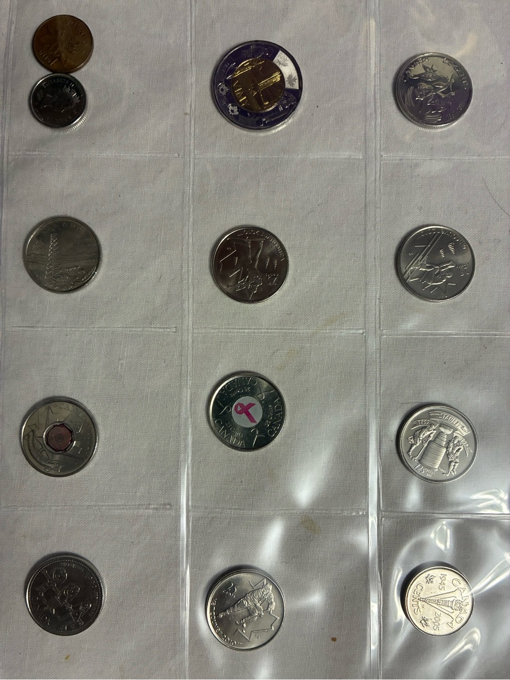 Set of Canadian Coins Collectibles Numismatics